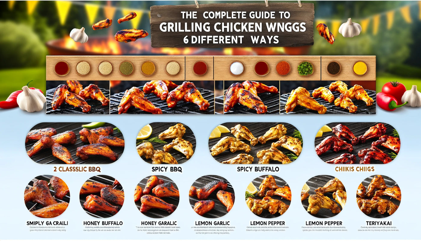 Complete Guide to Grilling Chicken Wings 6 Different Ways