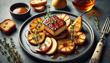 Grilled Foie Gras with Caramelized Fruit