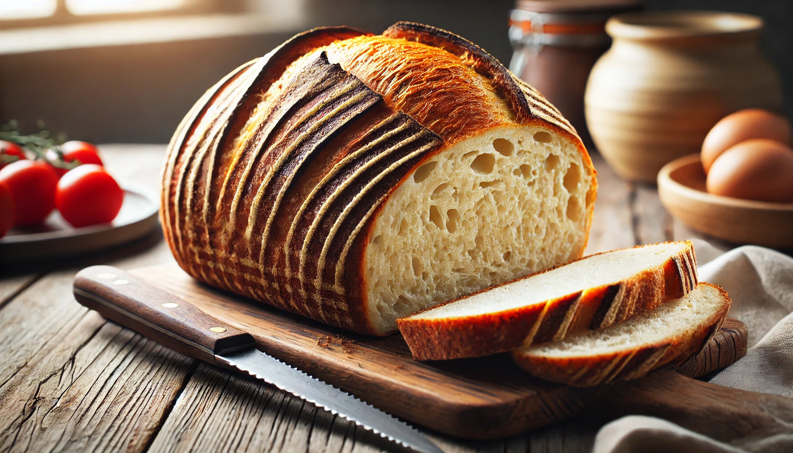 Freshly Baked Bread in Arteflame Pizza Oven