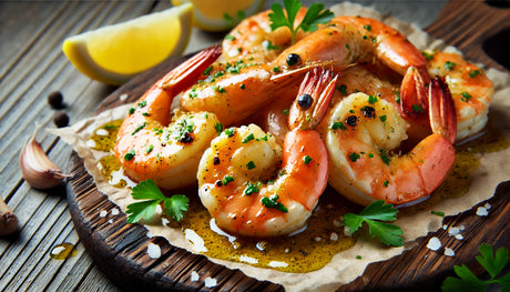 Garlic Butter Frozen Shrimp on Arteflame Grill