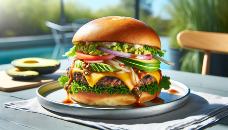 Grilled Chipotle Burger Recipe on the Arteflame Grill 