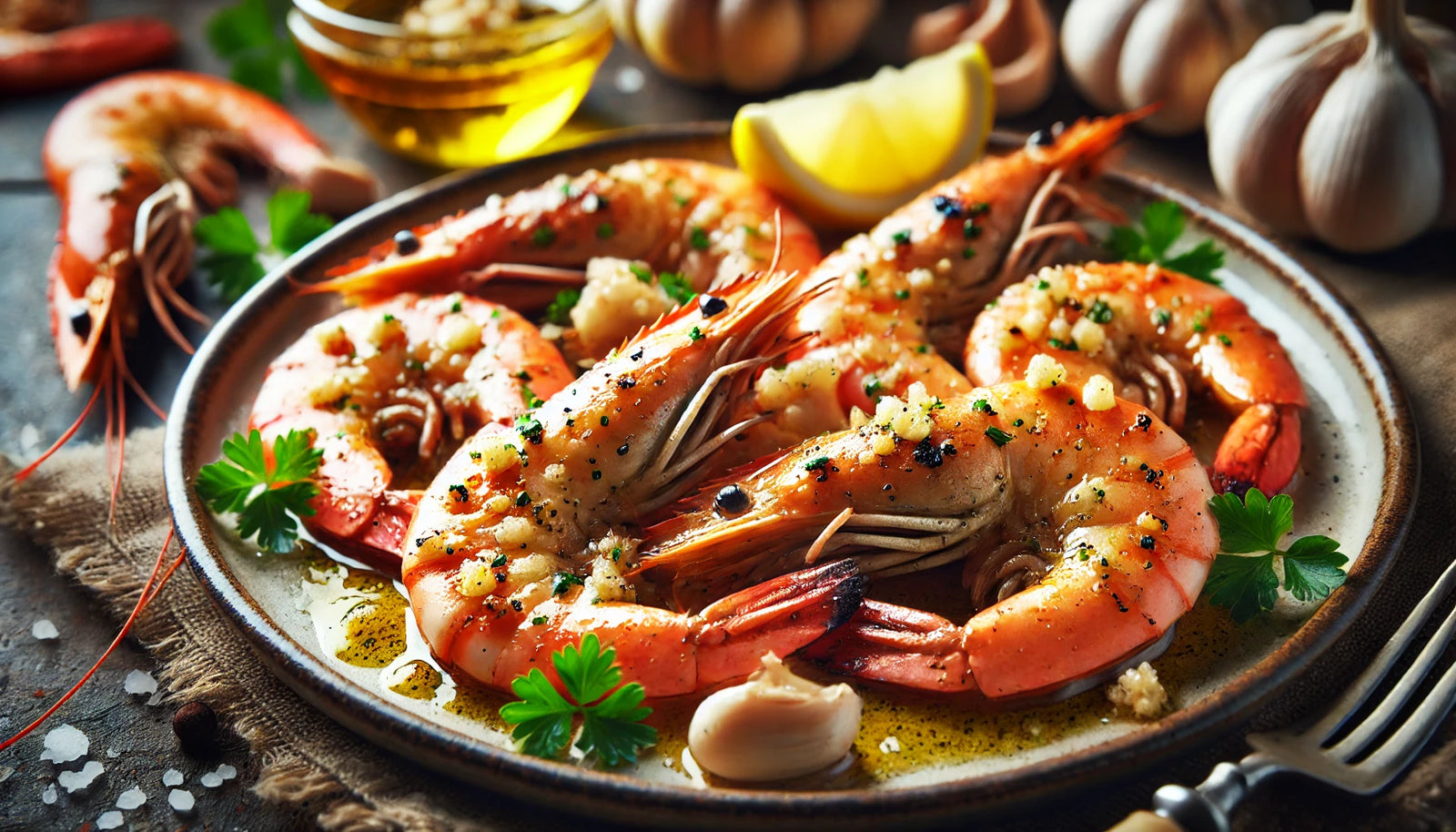 Grilled garlic butter shrimp best sale