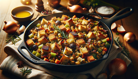 Grilled Skillet Stuffing Recipe: A Thanksgiving Delight on Your Arteflame Grill