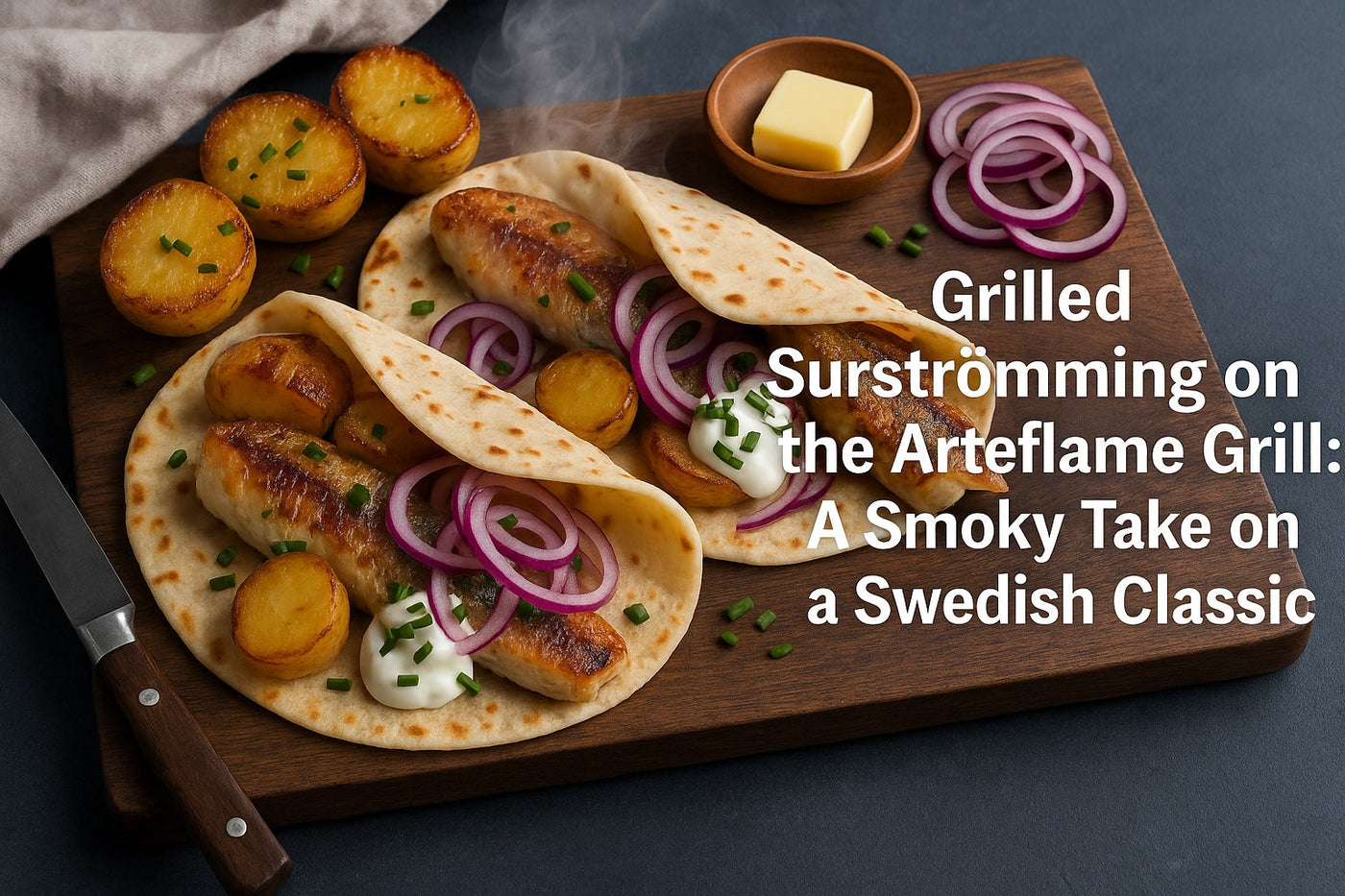 Grilled Surströmming