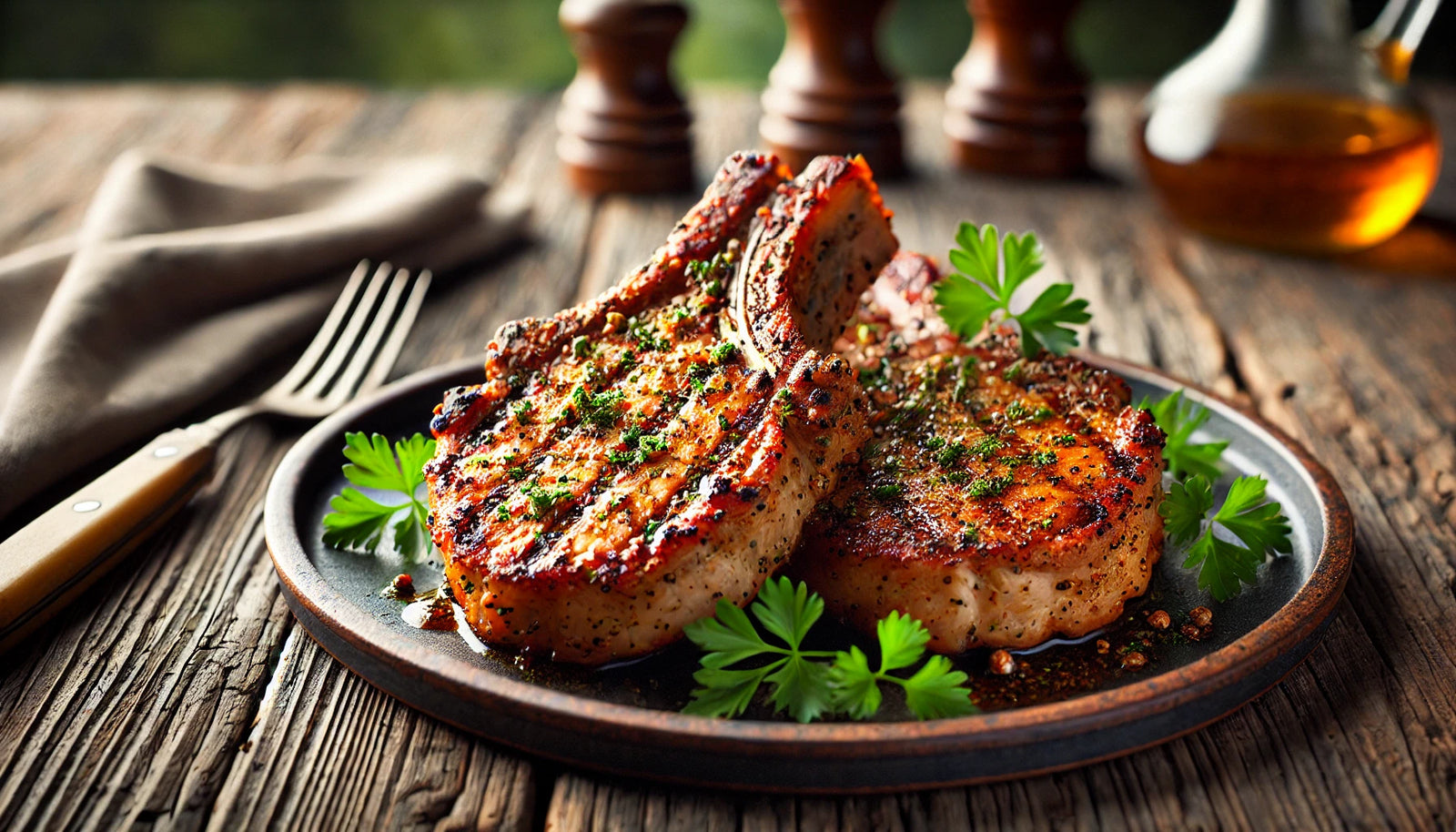 Hickory Seasoned Pork Chops