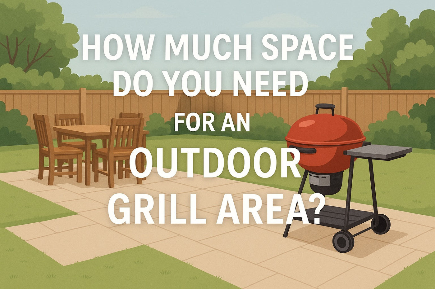 How Much Space Do You Need for an Outdoor Grill Area