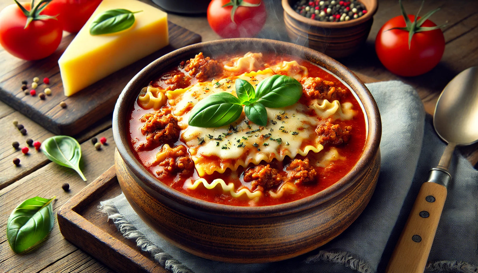 Lasagna Soup Grilled on the Arteflame