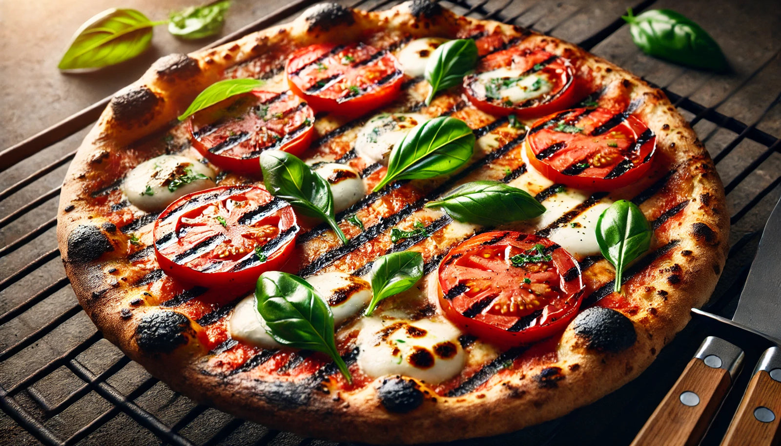 Grilled Margherita Pizza on the Arteflame Grill - Italian Recipe