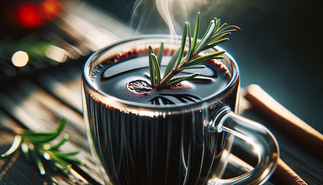 Mulled Port with Rosemary from the Grill