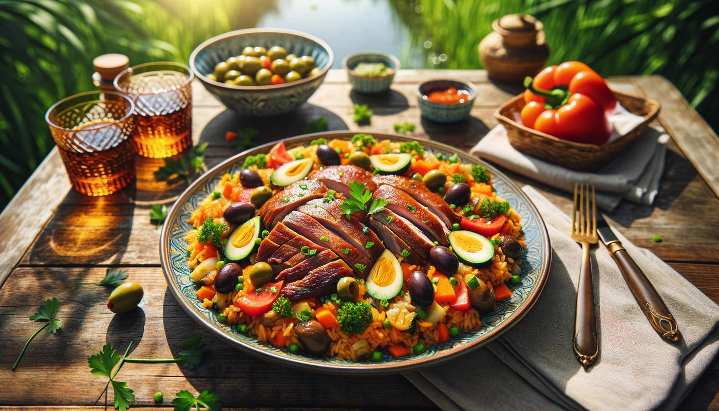 Perfect Arroz de Pato on the Arteflame Grill