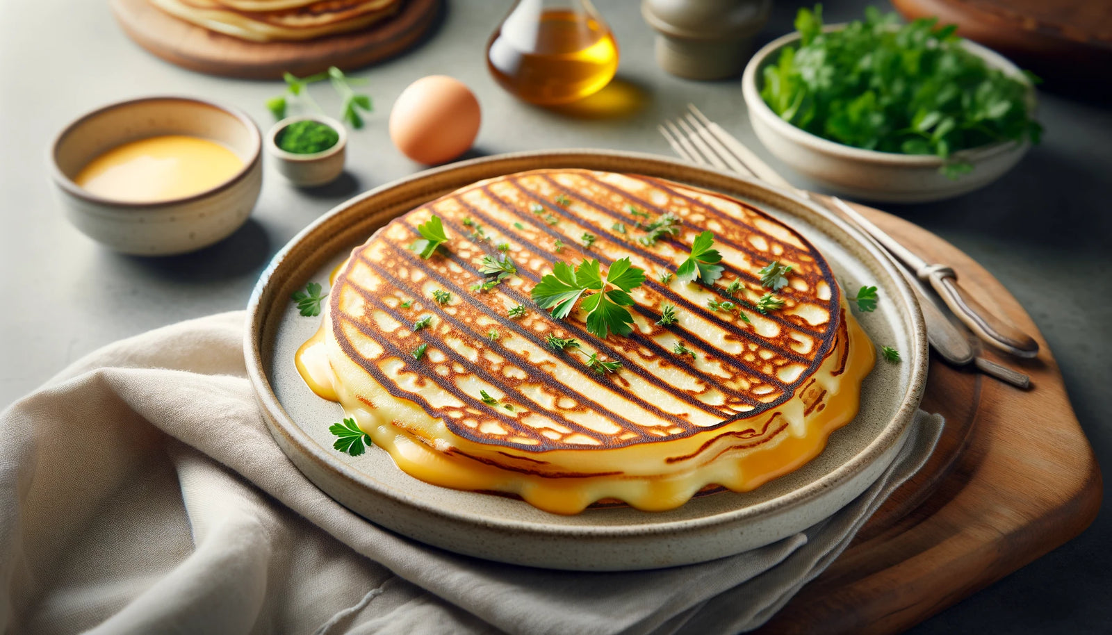 Perfect Grilled Cheese Crepes on the Arteflame Grill