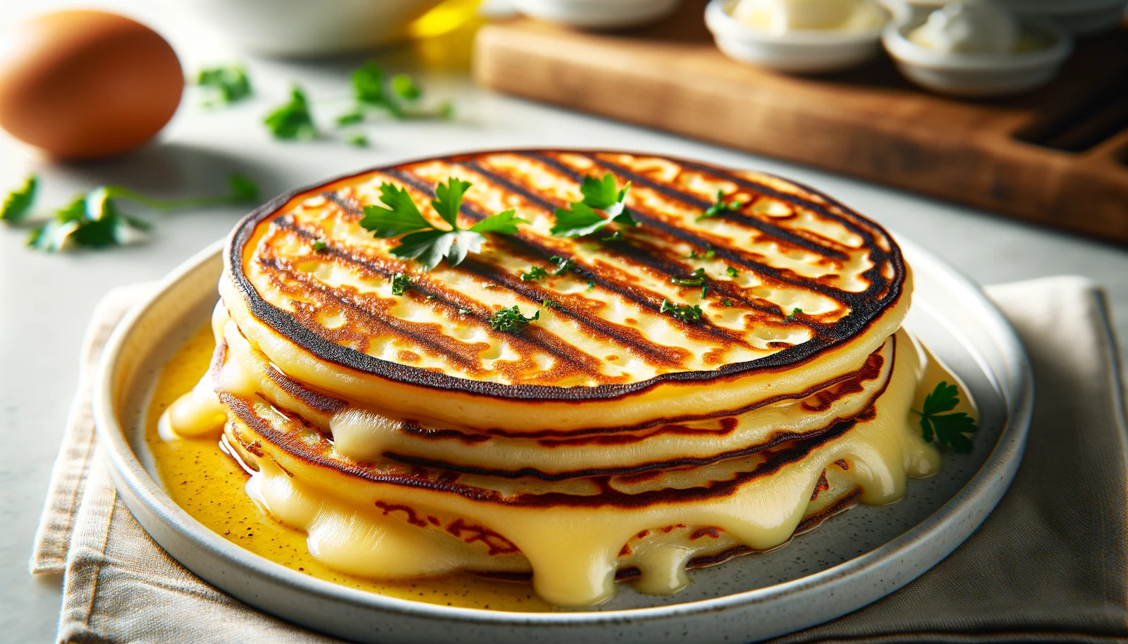 Perfect Grilled Cheese Pancakes 