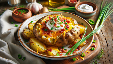 Perfectly Cooked Baked Potatoes on the Arteflame Grill