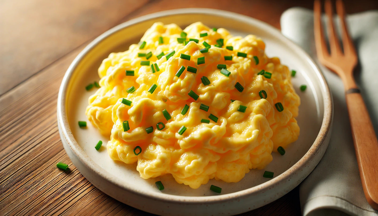 Perfectly Fluffy Scrambled Eggs