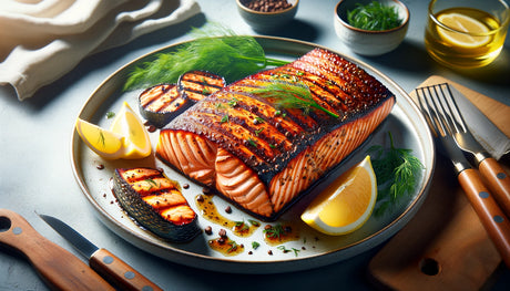 Perfectly Grilled Coffee Rub Salmon with Even Searing on the Arteflame Grill