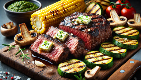 Reverse-Seared Denver Steak with Garlic Herb Butter - Juicy and Flavorful