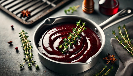 Rich Red Wine Sauce for Grilled Meats on Arteflame Grill