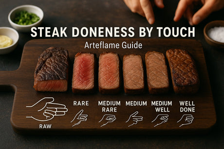 STEAK DONENESS BY TOUCH
