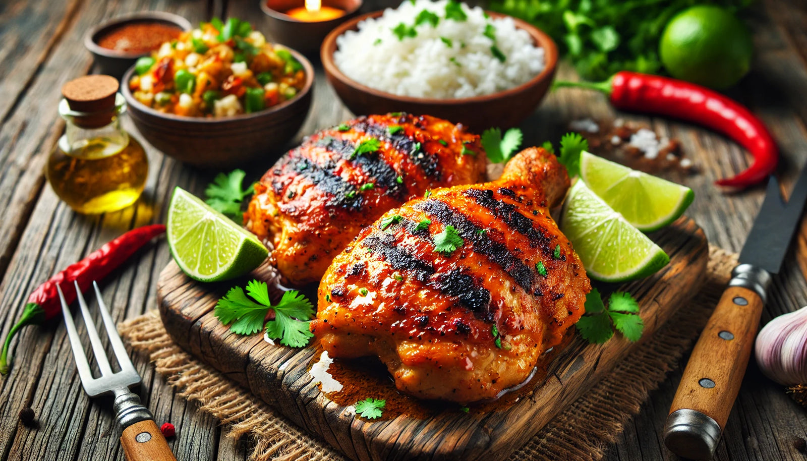 Spicy Coconut Grilled Chicken