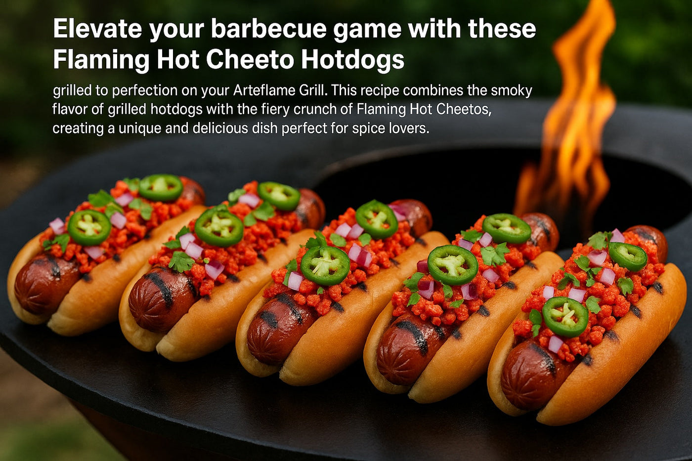 Spicy Flaming Hot Cheeto® Hotdogs Recipe