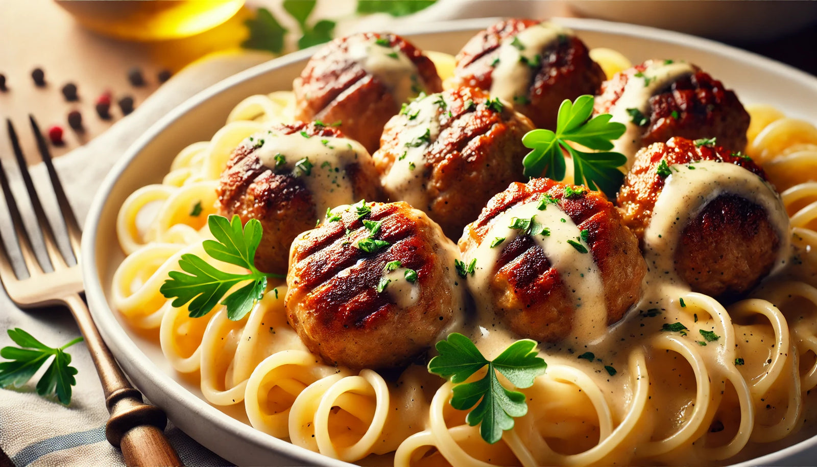 Swedish Meatballs on the Arteflame Grill - Creamy and Smoky