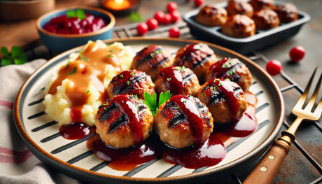 Grilled Swedish Meatballs on the Arteflame Grill - Swedish Recipe