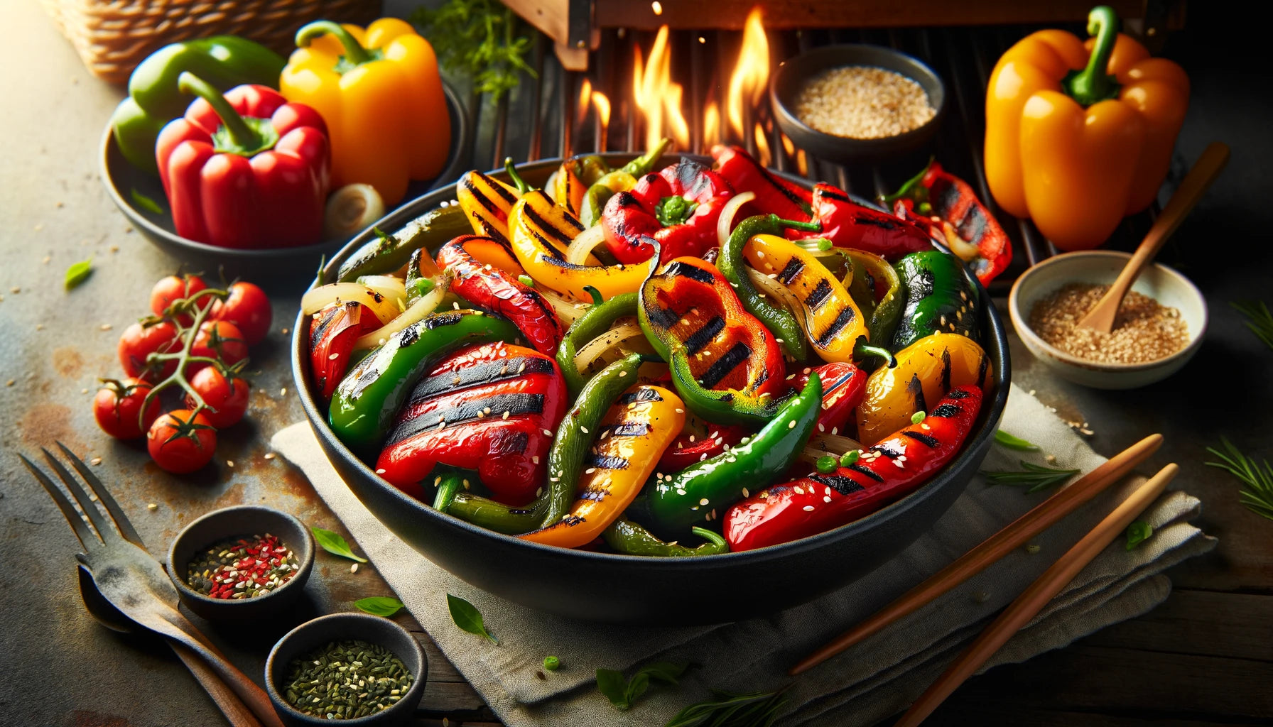 Sweet Pepper Stir Fry Recipe: A Perfect Arteflame Grill Side Dish