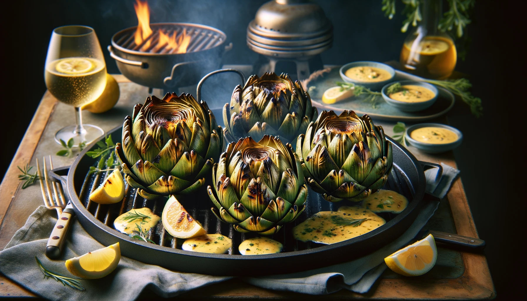 Ultimate Grilled Artichokes with Lemon Vinaigrette Recipe | Arteflame Grill