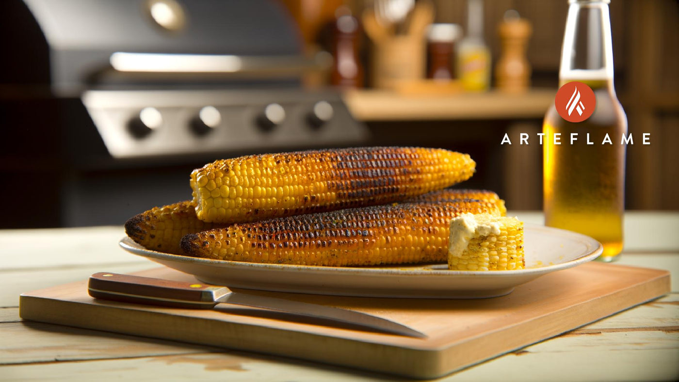 Louisiana Grilled Corn with Cajun Butter