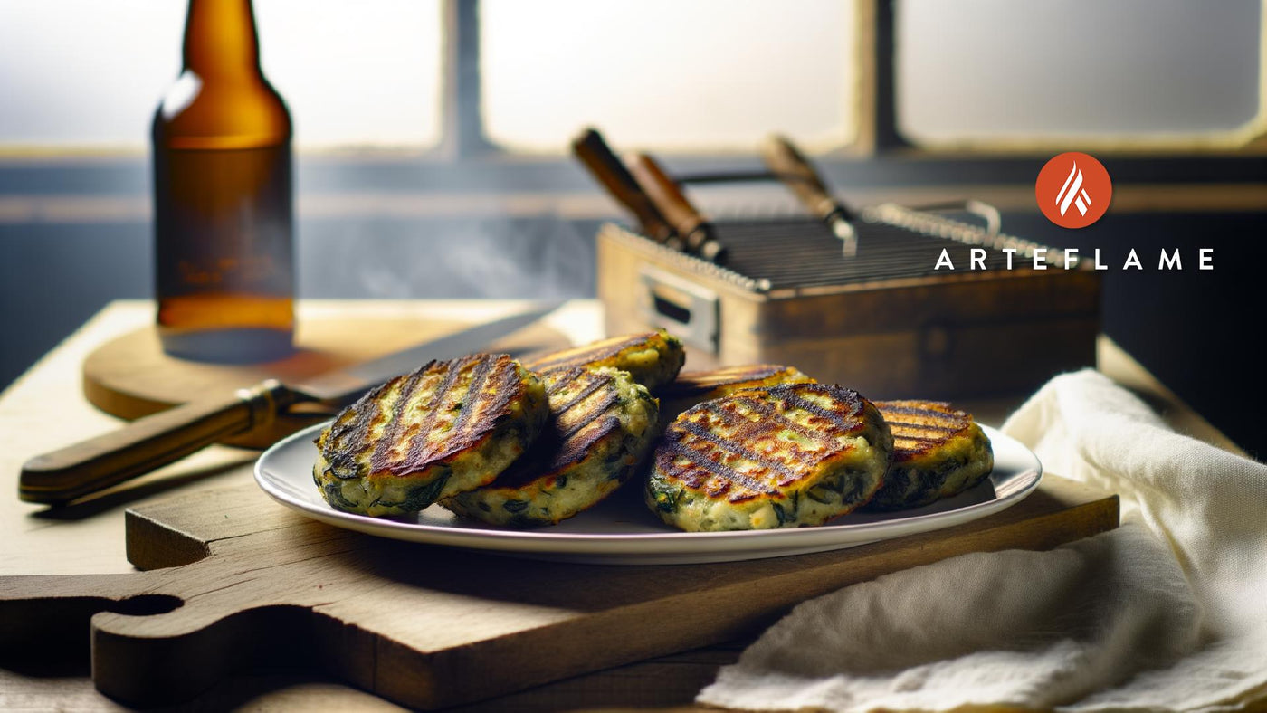 Grilled Dutch Stamppot Cakes on the Arteflame