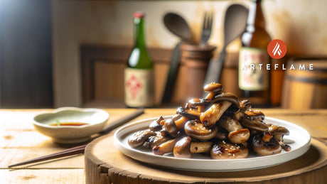 Korean Soy-Marinated Grilled Mushrooms