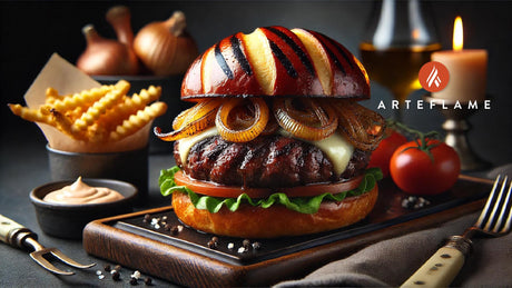 Grilled Kobe Beef Burger with Aioli