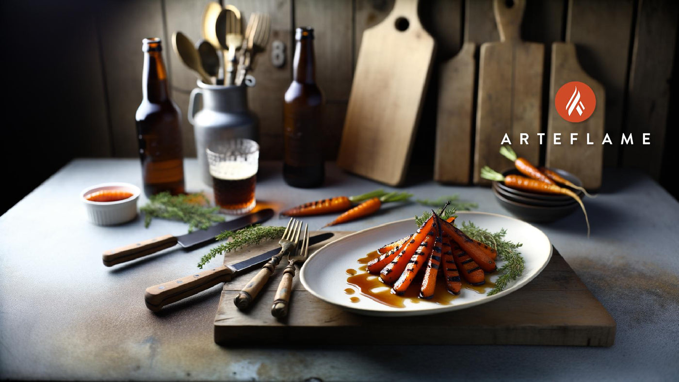 Indiana Maple Glazed Grilled Carrots