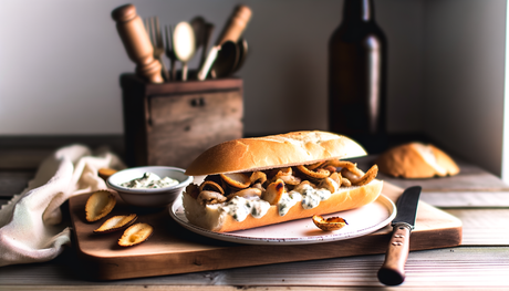 Connecticut Grilled Clam Strip Po’ Boys