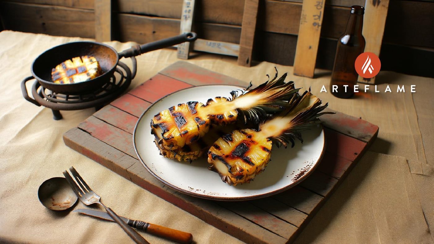 Korean Doenjang Glazed Grilled Pineapple