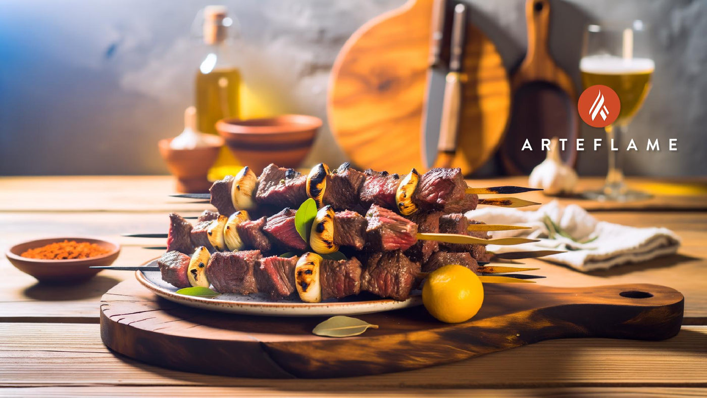 Portuguese Espetada Madeirense Beef Skewers