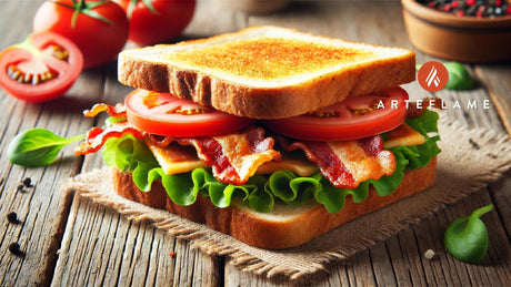 Perfectly Grilled Bacon, Lettuce, and Tomato Sandwich