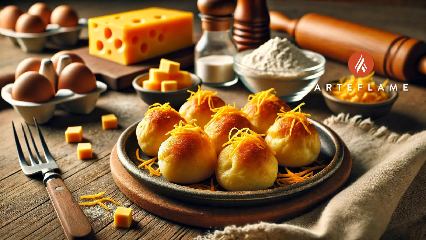 Arteflame Cheddar Cheese Puffs Recipe