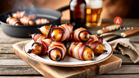Finnish Wood-Fired Bacon-Wrapped Root Vegetables