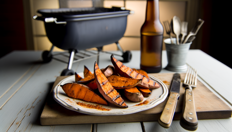 Grilled Sweet Potato Wedges – Illinois BBQ Favorite