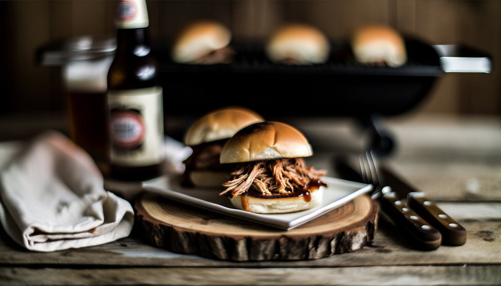 Delaware BBQ Pulled Pork Sliders on Arteflame Grill