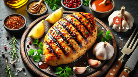 Grilled Chicken with 5 Flavor Variations on the Arteflame