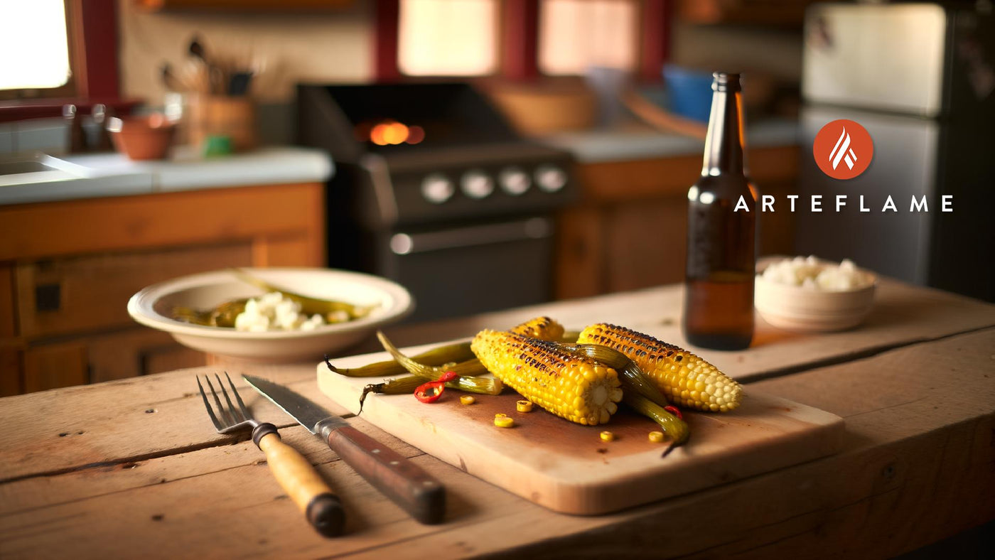 Grilled Colorado Corn with Chili Butter