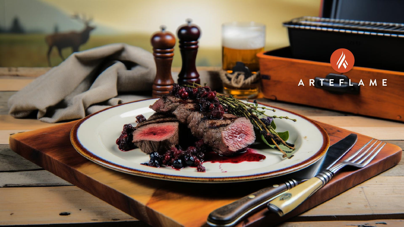 Minnesota Venison Steak with Wild Berry Marinade