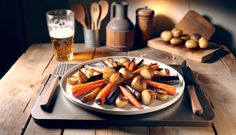 Austrian Balsamic Roasted Winter Vegetables on Arteflame