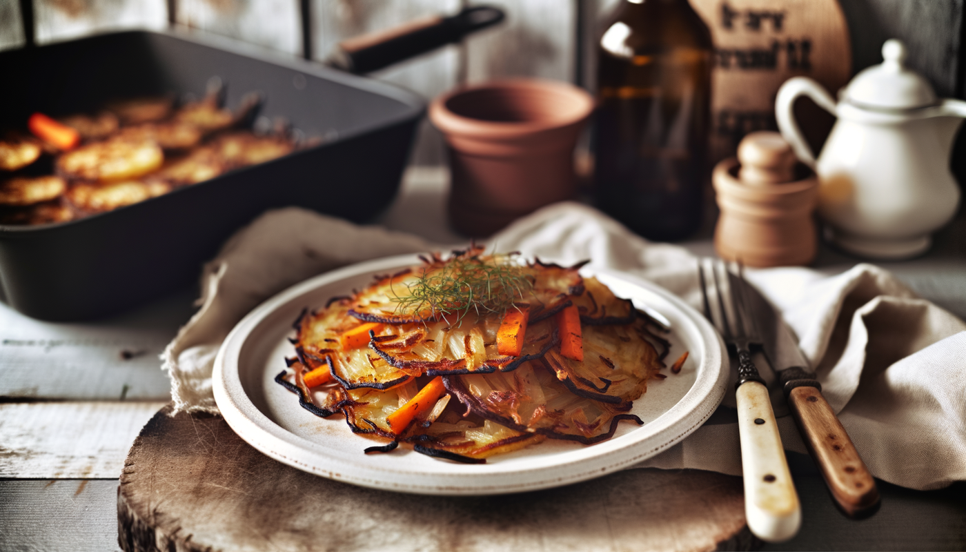 Grilled Swedish Root Vegetable Rösti on Arteflame