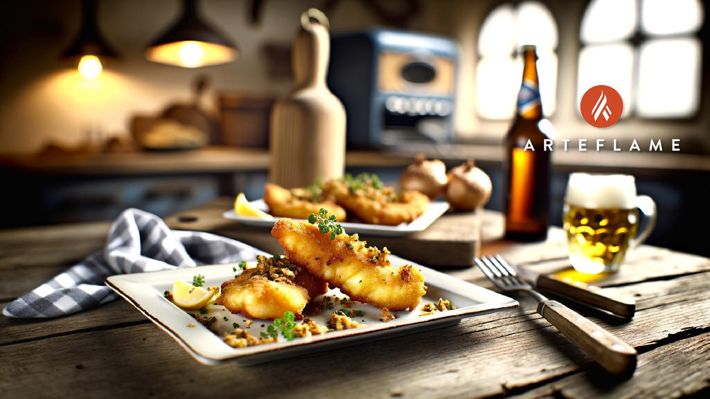 German Beer-Battered Fish Fillets on Arteflame Grill