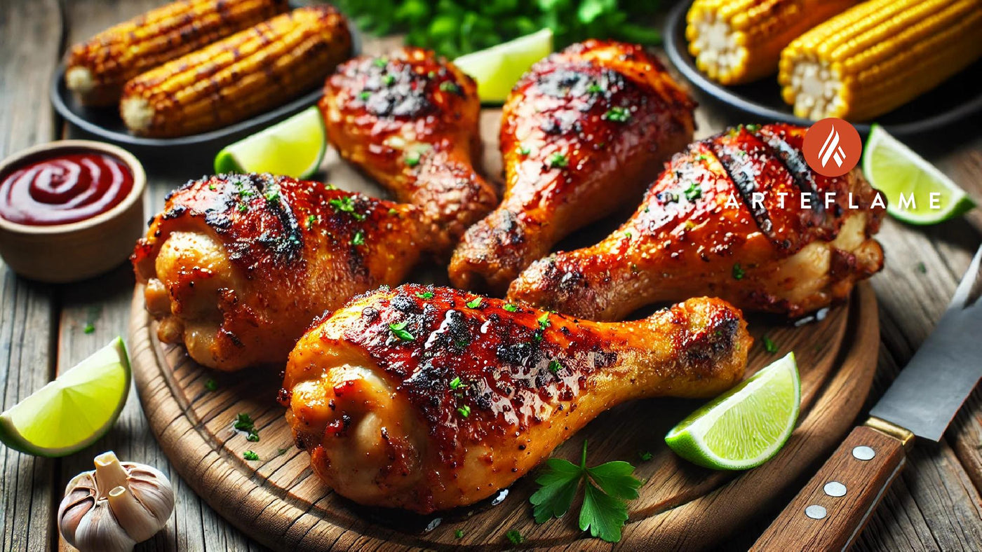 Perfectly Grilled Chicken Drumsticks on the Arteflame Grill