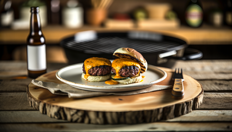 Grilled Smoked Gouda-Stuffed Burgers – Colorado Style