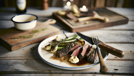 Swedish Grilled Reindeer Steak with Juniper Butter